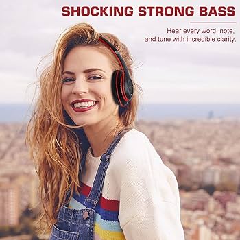 Amazon.com: Prtukyt 6S Bluetooth Headphones Over-Ear, Hi-Fi